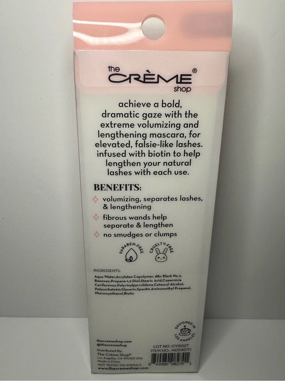 The Crème Shop 3D Dramatic Mascara Duo in Black - Discontinued